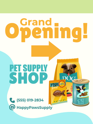 Custom Outdoor Yard Signs Multiple Sizes Pet Supply Shop