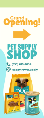 Custom Outdoor Yard Signs Multiple Sizes Pet Supply Shop
