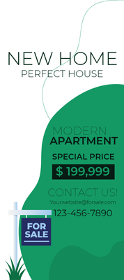 Custom Retractable Banners Multiple Sizes Perfect House