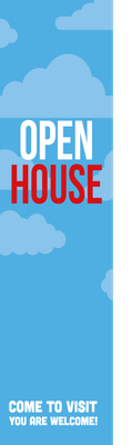 Custom Retractable Banners Multiple Sizes Open House