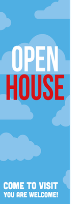 Custom Retractable Banners Multiple Sizes Open House