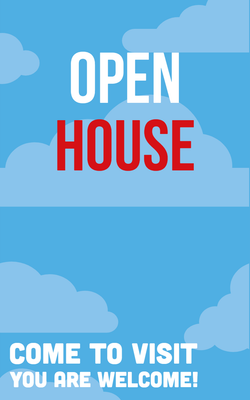Custom Retractable Banners Multiple Sizes Open House