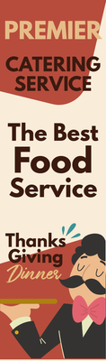 Custom Retractable Banners Multiple Sizes Catering Service