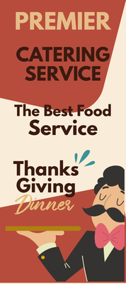 Custom Retractable Banners Multiple Sizes Catering Service