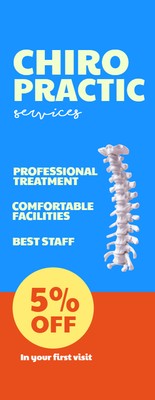 Custom Retractable Banners Multiple Sizes Chiropractic
