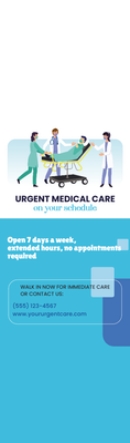 Custom Retractable Banners Multiple Sizes Urgent Care