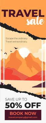 Custom Rack Cards Multiple Sizes Travel Sale