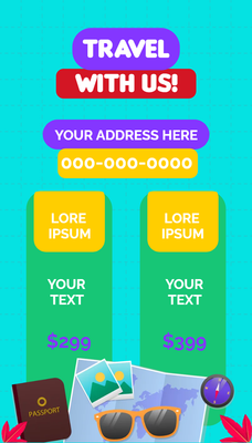 Custom Rack Cards Multiple Sizes Travel With Us