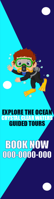 Custom Rack Cards Multiple Sizes Explore The Ocean