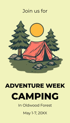 Custom Rack Cards Multiple Sizes Adventure Week