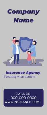 Custom Rack Cards Multiple Sizes Insurance Security