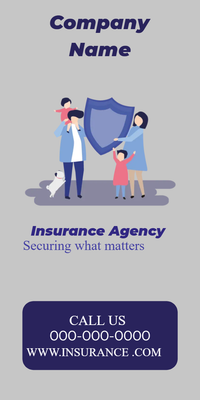 Custom Rack Cards Multiple Sizes Insurance Security