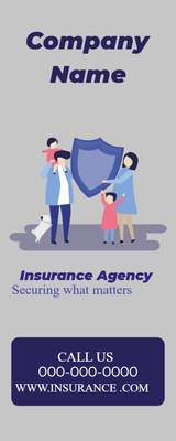 Custom Rack Cards Multiple Sizes Insurance Security