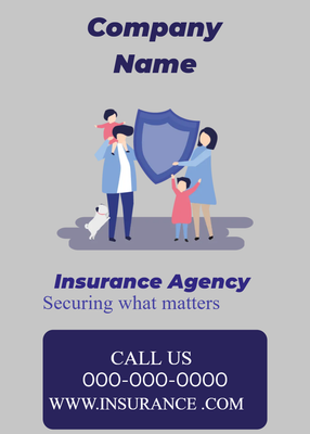 Custom Rack Cards Multiple Sizes Insurance Security