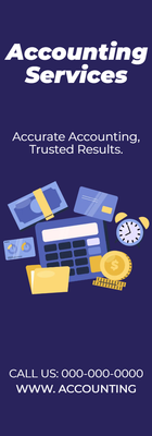Custom Rack Cards Multiple Sizes Accounting Services