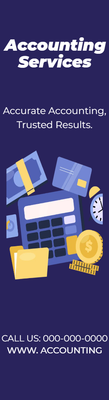 Custom Rack Cards Multiple Sizes Accounting Services