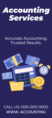 Custom Rack Cards Multiple Sizes Accounting Services