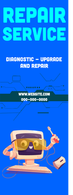 Custom Rack Cards Multiple Sizes Diagnostic - Upgrade