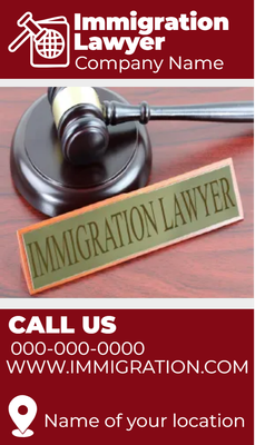 Custom Rack Cards Multiple Sizes Immigration Services