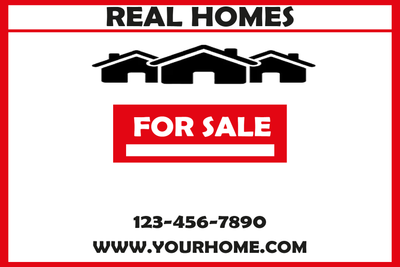 Custom Outdoor Yard Signs Multiple Sizes Real Home