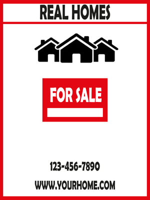 Custom Outdoor Yard Signs Multiple Sizes Real Home
