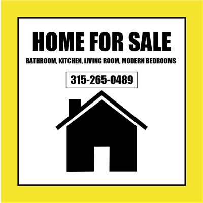 Custom Outdoor Yard Signs Multiple Sizes Home for Sale