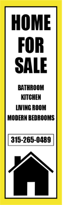 Custom Outdoor Yard Signs Multiple Sizes Home for Sale