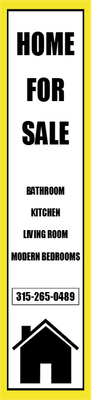 Custom Outdoor Yard Signs Multiple Sizes Home for Sale