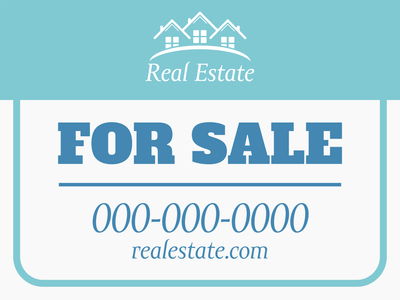 Custom Outdoor Yard Signs Multiple Sizes Real Estate