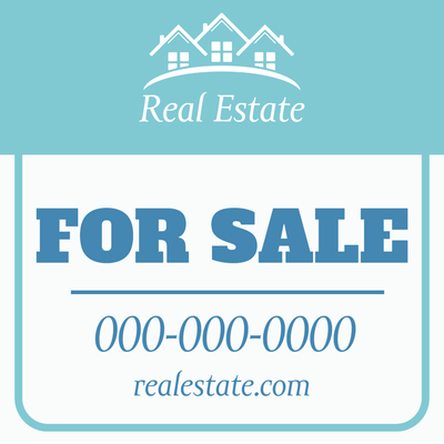 Custom Outdoor Yard Signs Multiple Sizes Real Estate