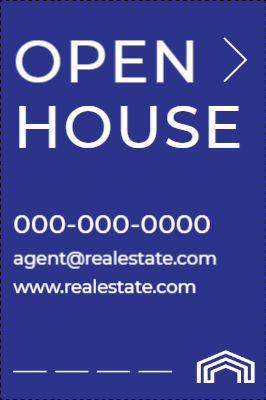 Custom Outdoor Yard Signs Multiple Sizes Open House