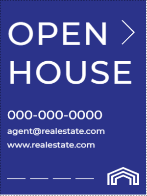 Custom Outdoor Yard Signs Multiple Sizes Open House