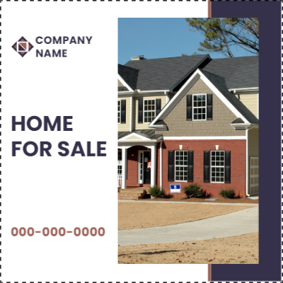 Custom Outdoor Yard Signs Multiple Sizes Home for Sale