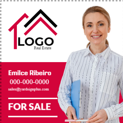 Custom Outdoor Yard Signs Multiple Sizes Logo Real Estate