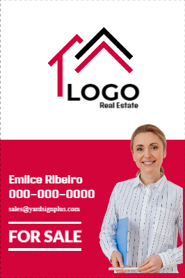 Custom Outdoor Yard Signs Multiple Sizes Logo Real Estate