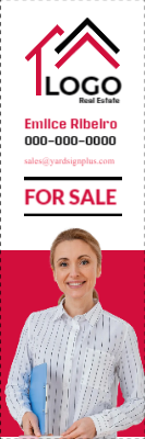 Custom Outdoor Yard Signs Multiple Sizes Logo Real Estate