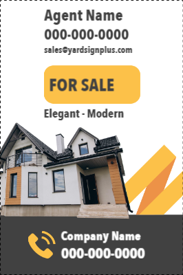 Custom Outdoor Yard Signs Multiple Sizes Elegant