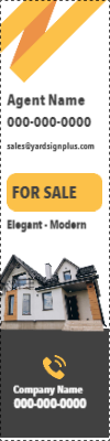 Custom Outdoor Yard Signs Multiple Sizes Elegant
