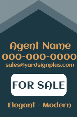 Custom Outdoor Yard Signs Multiple Sizes Modern House