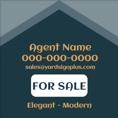 Custom Outdoor Yard Signs Multiple Sizes Modern House