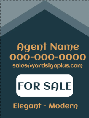 Custom Outdoor Yard Signs Multiple Sizes Modern House