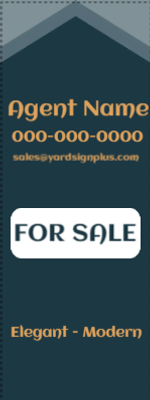 Custom Outdoor Yard Signs Multiple Sizes Modern House