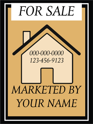 Custom Outdoor Yard Signs Multiple Sizes Home For Sale