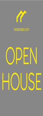 Custom Outdoor Yard Signs Multiple Sizes Open House
