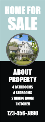 Custom Outdoor Yard Signs Multiple Sizes Home For Sale