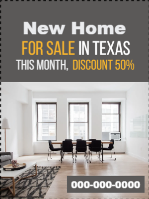 Custom Outdoor Yard Signs Multiple Sizes New Home For Sale