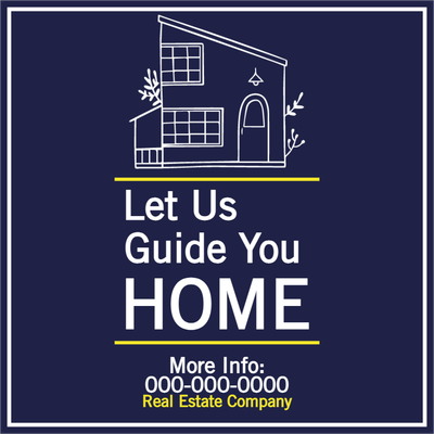 Custom Outdoor Yard Signs Multiple Sizes Guide You Home