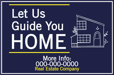 Custom Outdoor Yard Signs Multiple Sizes Guide You Home
