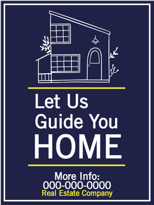 Custom Outdoor Yard Signs Multiple Sizes Guide You Home