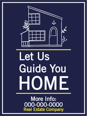Custom Outdoor Yard Signs Multiple Sizes Guide You Home